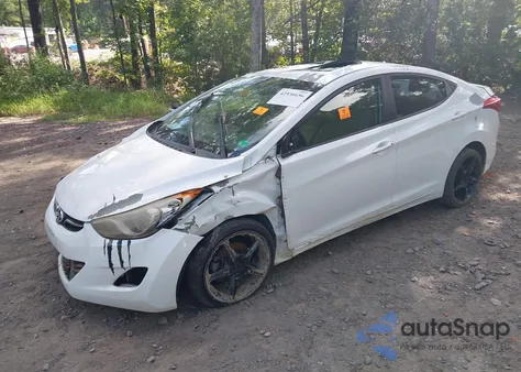 2013 Hyundai Elantra Limited z USA, uszkodzony, nr VIN 5NPDH4AEXDH283513